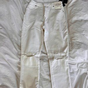 White Long Skinny Jeans